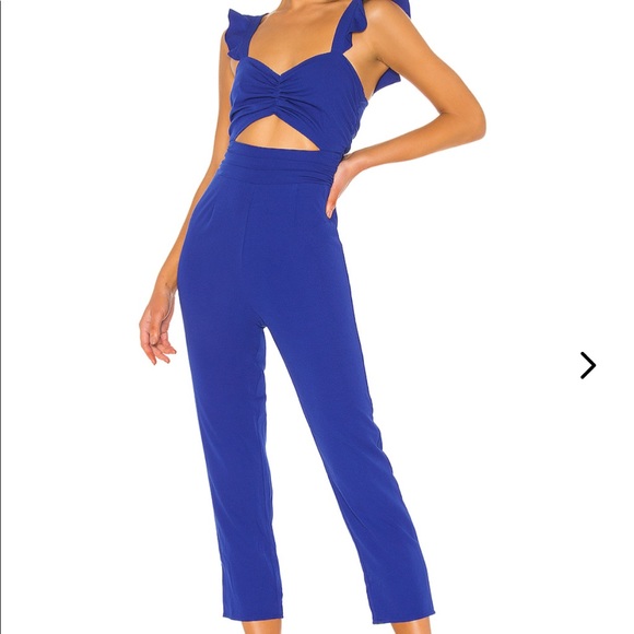 Lovers + Friends Pants - Lovers + Friends Blue Jumpsuit